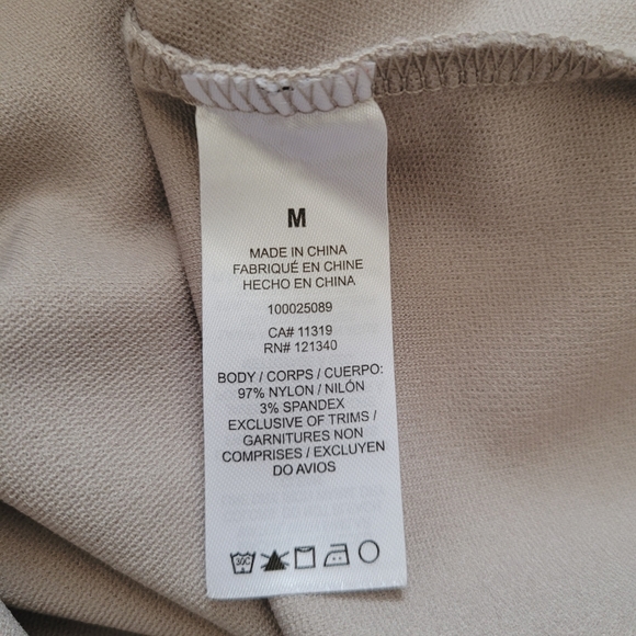 Dynamite Medi Skirt with front slit, Taupe, Medium - Picture 6 of 9
